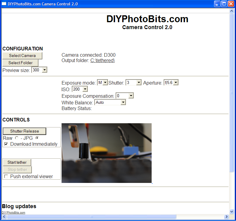 diyphotobits camera control 5.2